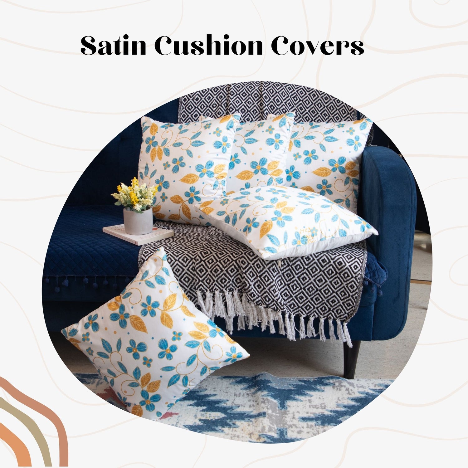 Satin Cushion Covers