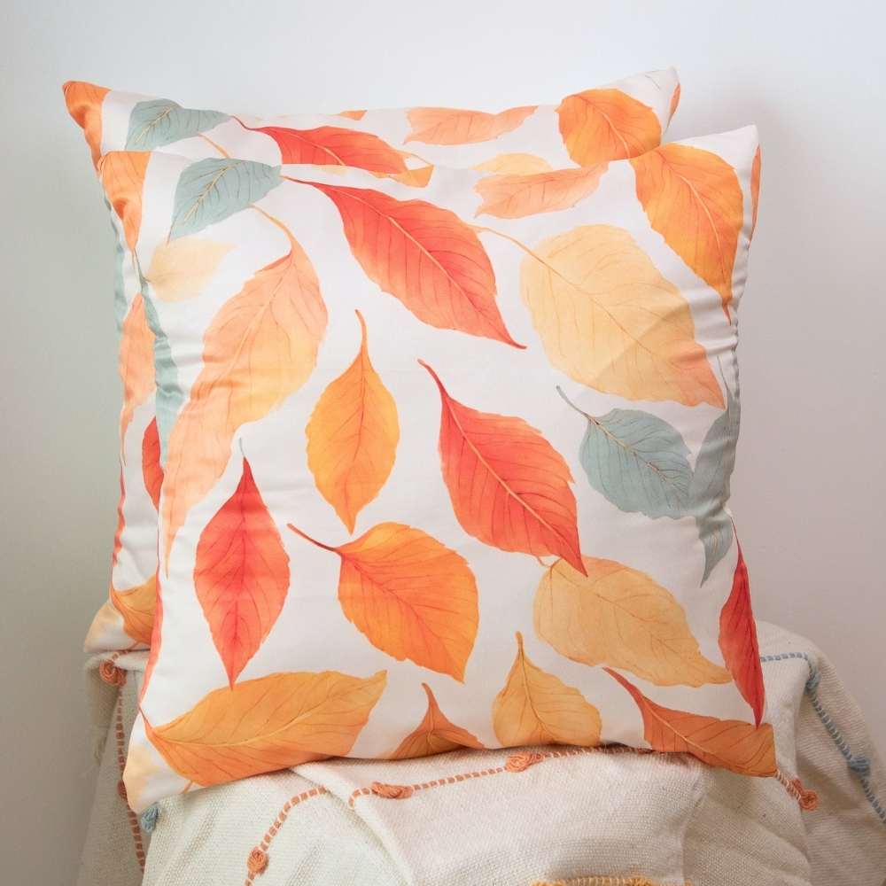 Orange Leafy Meadow (Set of 5)