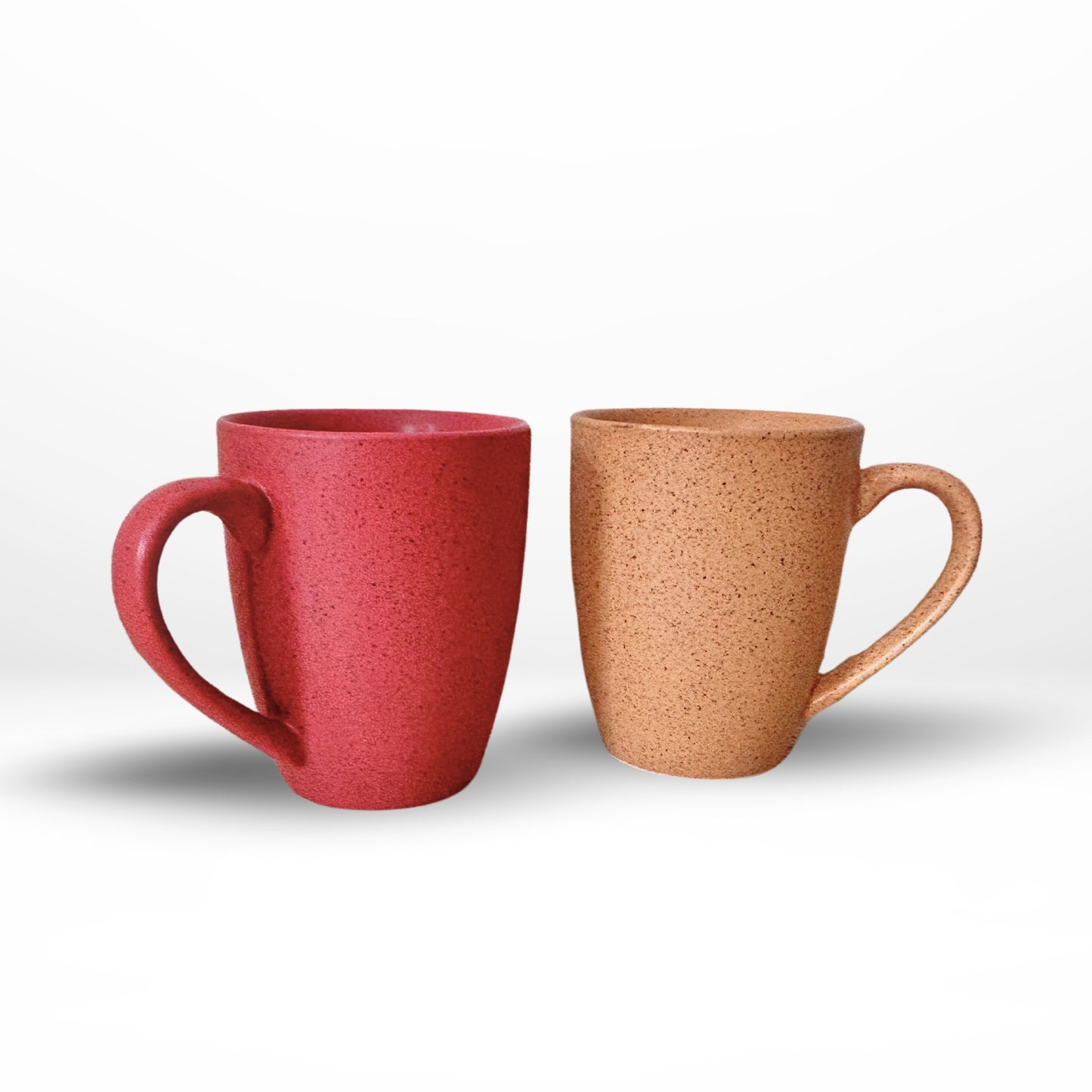 Shyn Nest Red & Yellow Coffee/Tea Mugs | Set of 2